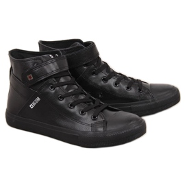 Zapatillas altas con velcro Big Star M Y174020 negro