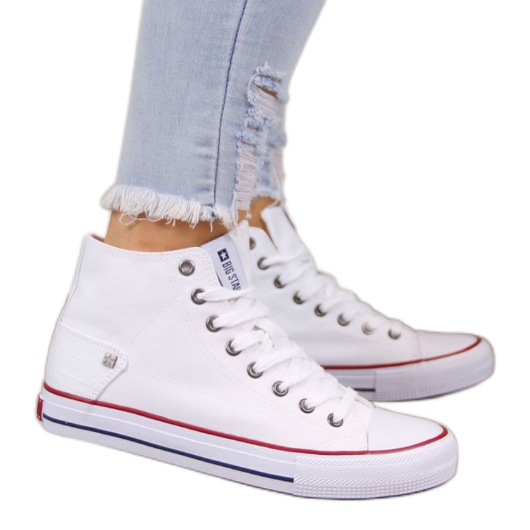 Zapatillas altas Big Star W DD274332 blanco