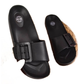 Zapatillas de playa negras Big Star W FF274A389 negro