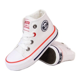 Zapatillas con cremallera Big Star Jr HH374083 blanco