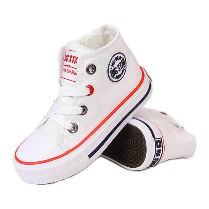 Zapatillas con cremallera Big Star Jr HH374083 blanco Zapatillas con cremallera Big Star Jr HH374083 blanco