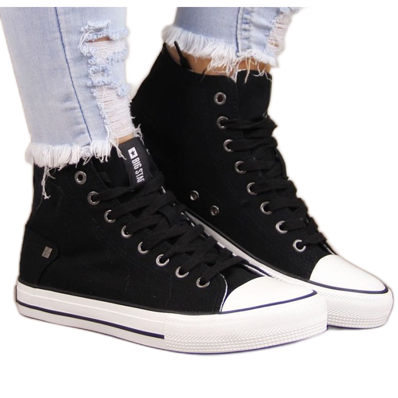 Zapatillas altas Big Star W DD274330 negro