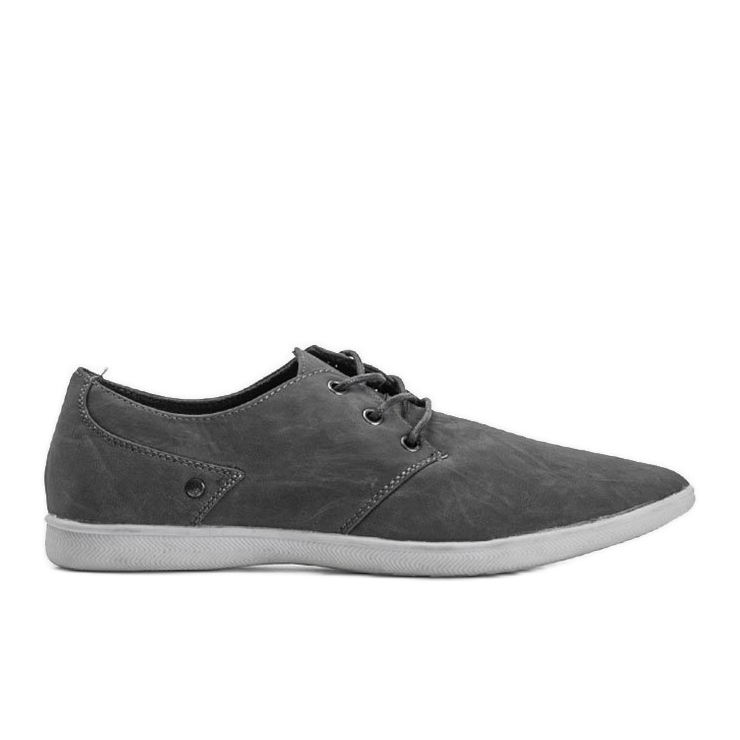 Zapatos de hombre gris 12M-274 marrón