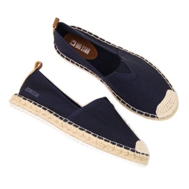 Alpargatas textiles Big Star W HH274500 azul marino beige
