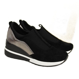 Zapatillas de cuña W Vinceza WM790B negro