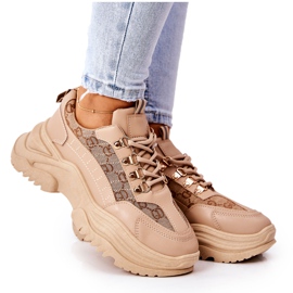 PM1 Zapatos deportivos en la plataforma beige Flynn