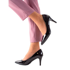 Clowse Tacones Lacados Elegantes negro