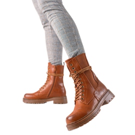 Super Mode Botas de tramperos casuales marrón