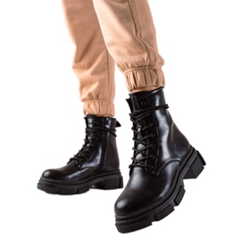Diamantique Botas Trappers Negras negro