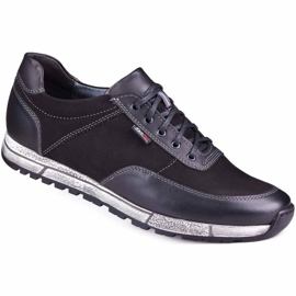 Kampol Zapato casual piel hombre 31/3 negro