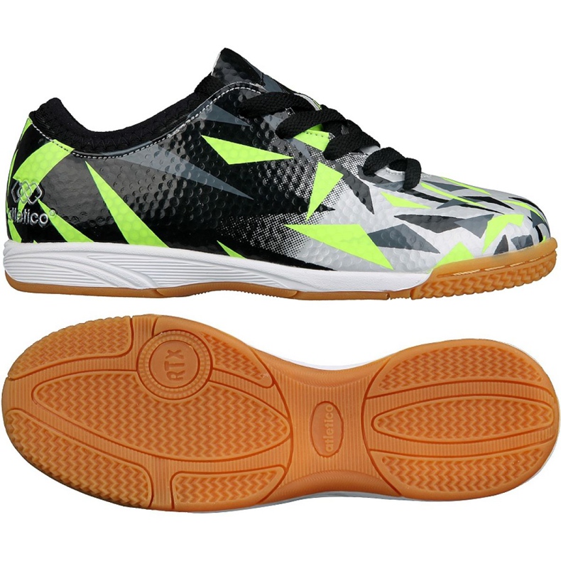 Zapatos de interior Atletico In 7336 S76516 negro gris verde
