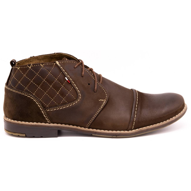 Olivier Zapatos hombre acolchados 254 marrón