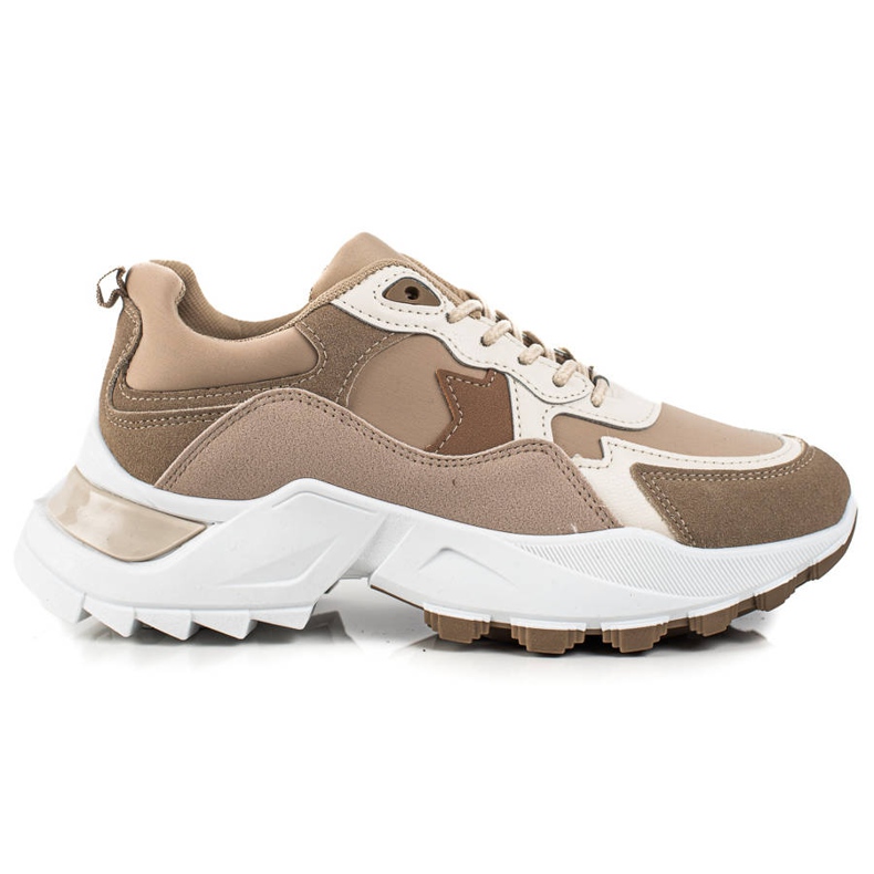 Sweet Shoes Zapatillas de moda beige marrón