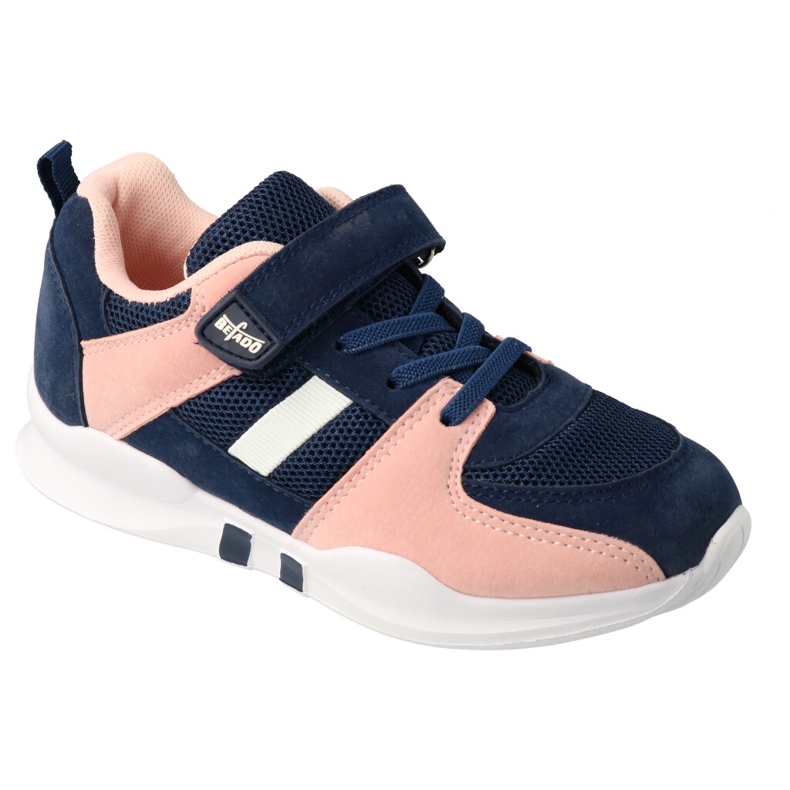 Calzado infantil befado 516Y128 azul marino rosado