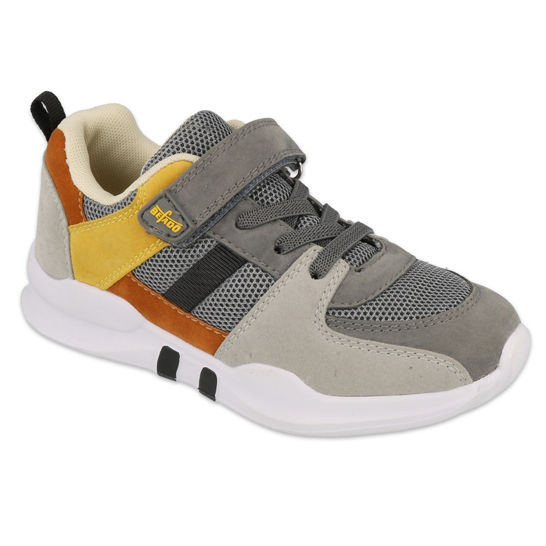 Calzado infantil befado 516X131 gris amarillo