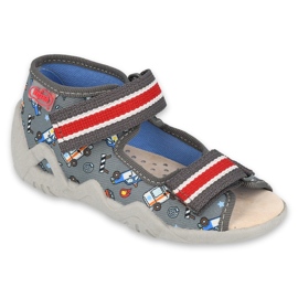 Calzado infantil befado amarillo 350P030 gris