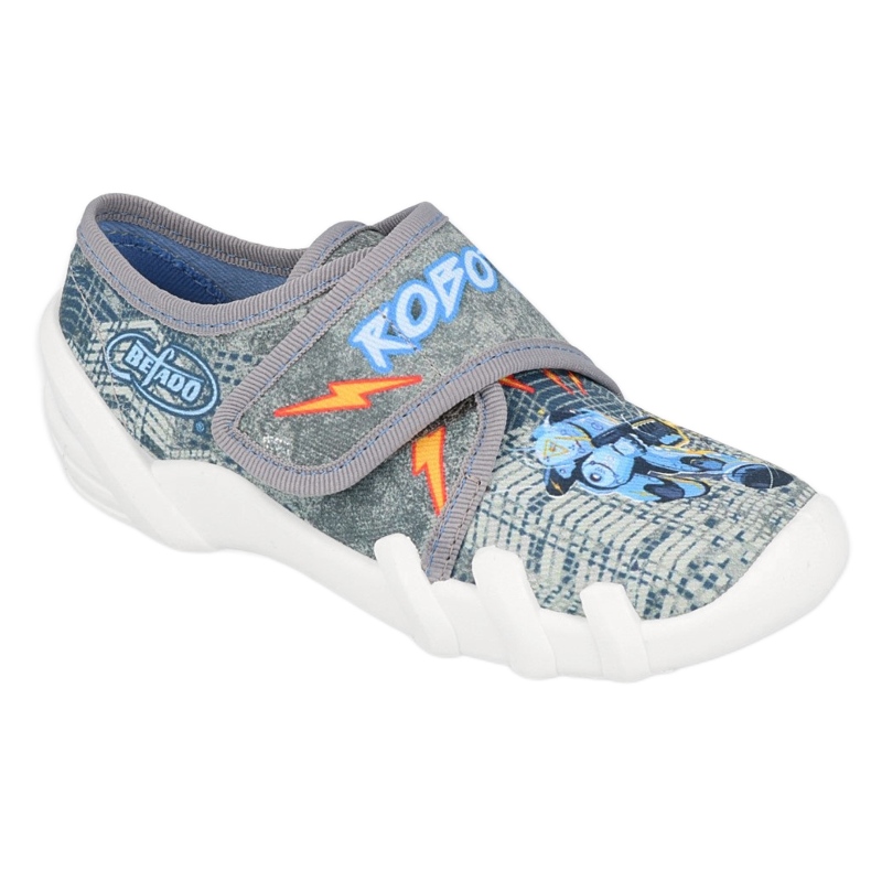 Calzado infantil befado 273X336 azul gris multicolor