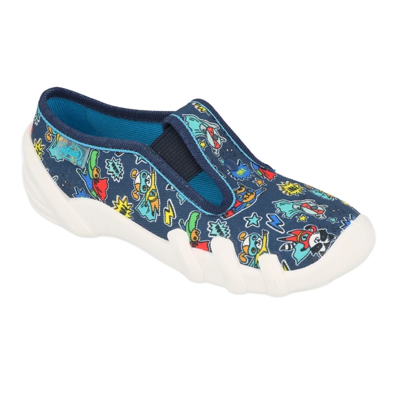 Calzado infantil befado 290X233 azul marino multicolor