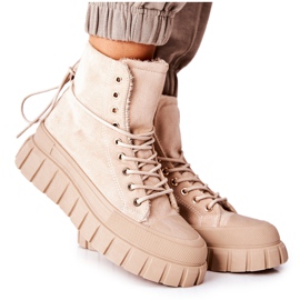 PH1 Zapatillas Cálidas En La Plataforma Beige Marlow