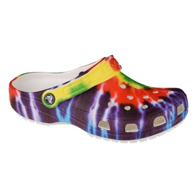 Crocs Classic Tie-Dye Graphic Clog W 205453-90H rojo