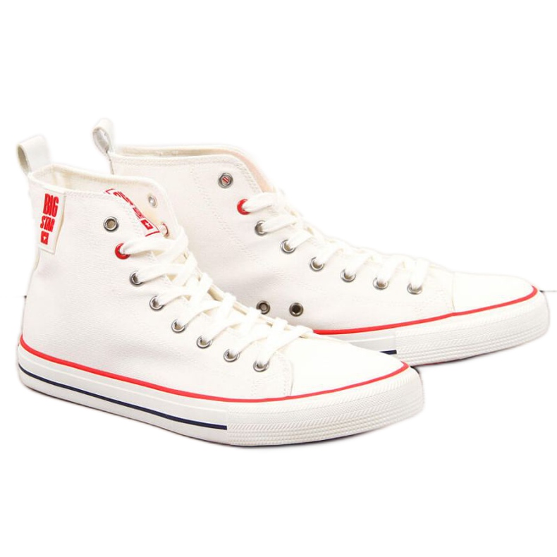Zapatillas altas Big Star M JJ174066 blanco