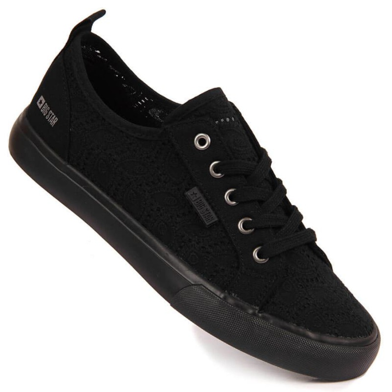 Deportivas bajas con cordones Big Star W JJ274064 negro