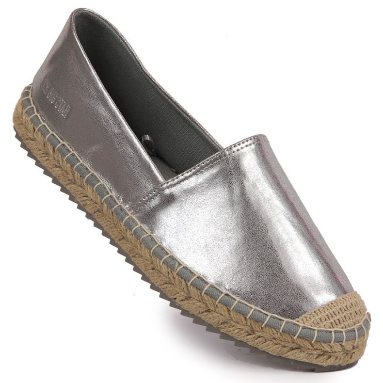 Alpargatas Big Star W HH274504 plata beige