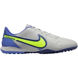 Nike Tiempo Legend 9 Academy Tf M DA1191 075 zapatillas de fútbol gris sombras de grey