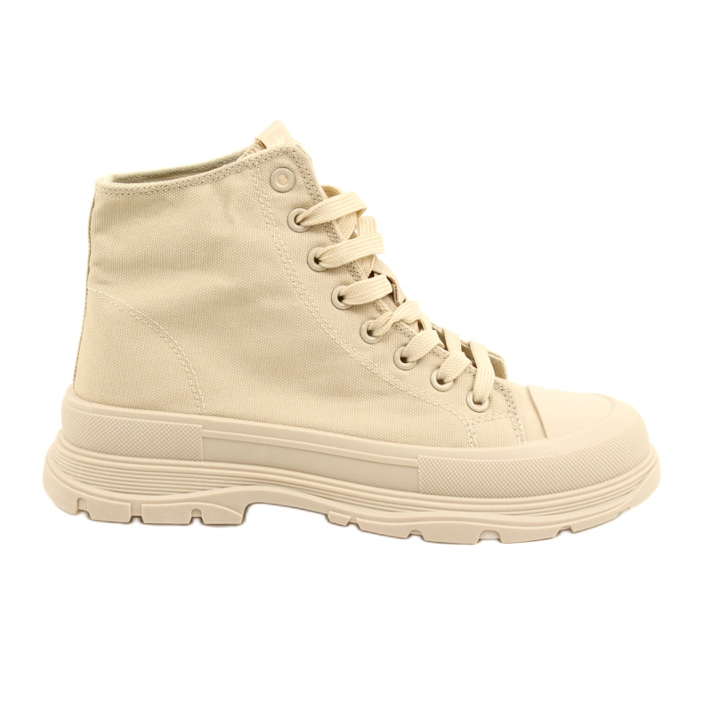 News Sneakers de alta beige en la plataforma 21SP02-1050