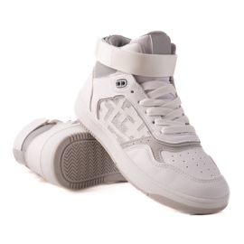 TRENDI Cómodas zapatillas de velcro blanco