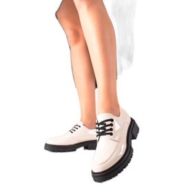 La.Fi Zapatos con cordones con estilo blanco negro La.Fi Zapatos con cordones con estilo blanco negro