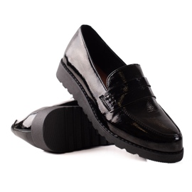 La.Fi zapatos negros clasicos