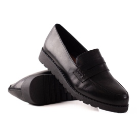 La.Fi zapatos negros clasicos