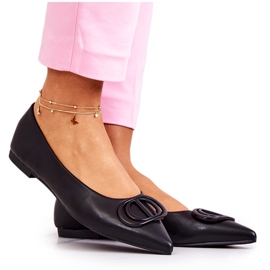 PS1 Bailarinas De Piel Spitz Black Rachelle negro