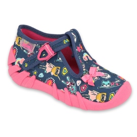 Zapatos befado niño 110P456 azul marino rosa