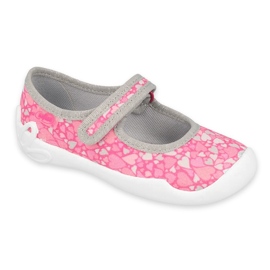 Zapatos befado niño 114X476 rosa gris