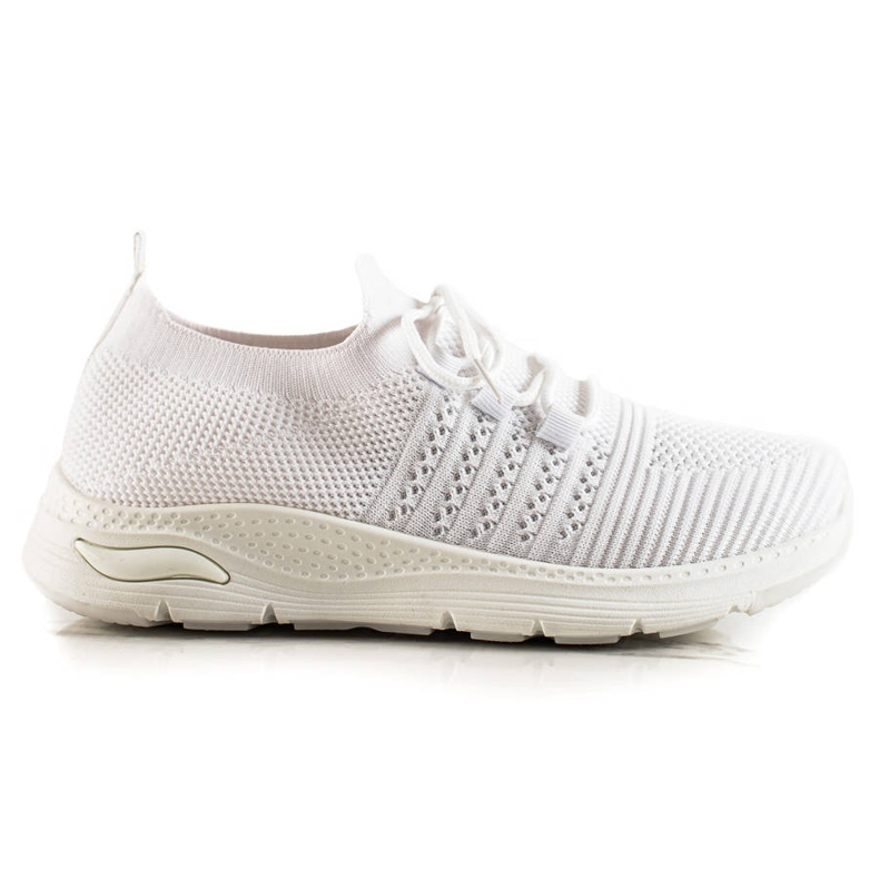 TRENDI Calzado deportivo sin cordones blanco TRENDI Calzado deportivo sin cordones blanco