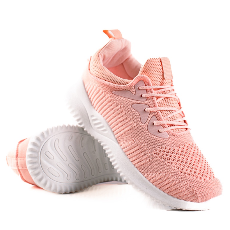 TRENDI Calzado deportivo Zapatillas de deporte naranja rosado