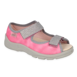 Zapatos befado niño 869X161 rosado plata
