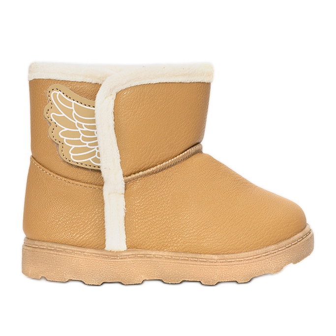 Botas infantiles beige Wings Botas infantiles beige Wings
