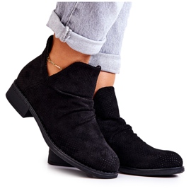 PS1 Botas caladas arrugadas Cynthia Negro PS1 Botas caladas arrugadas Cynthia Negro