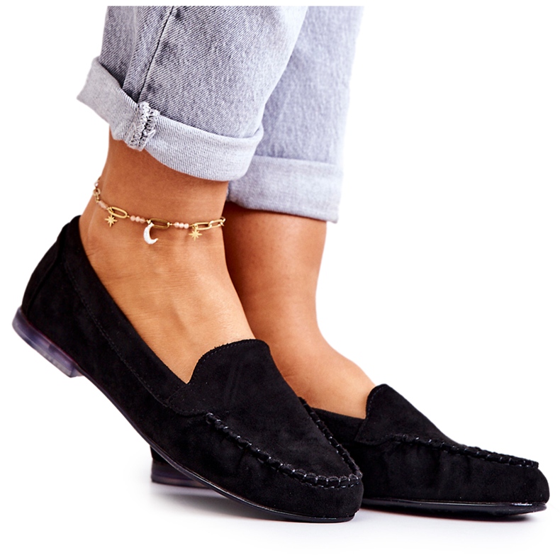 Mocasines Ante Sergio Leone MK722 Negro