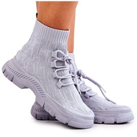 FM1 Zapatos Kimberly Sport Calcetines Grises