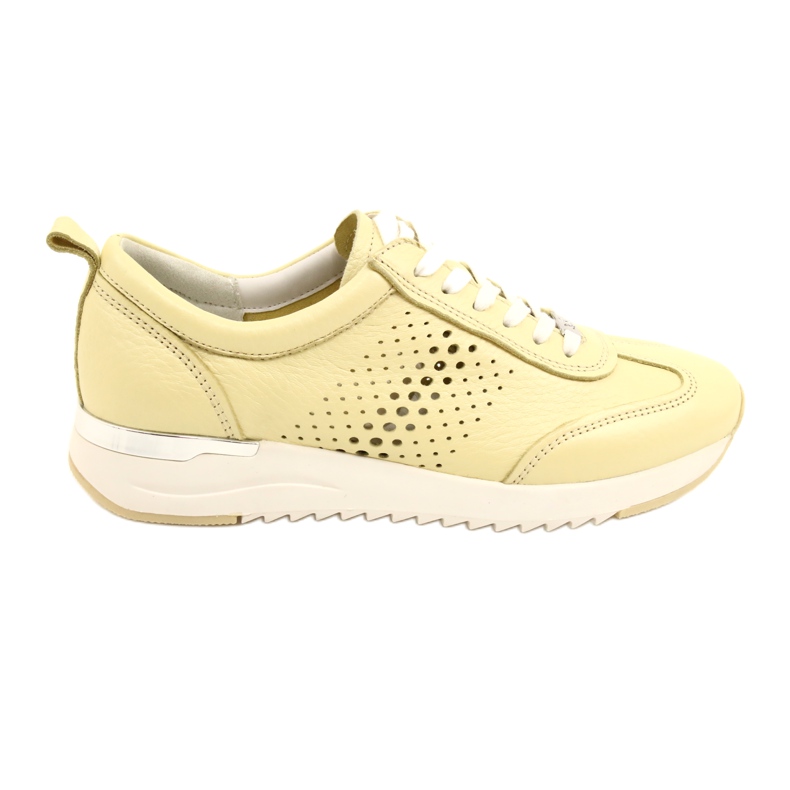 Zapatos Mujer Caprice de Piel Calada 23500-28 655 amarillo
