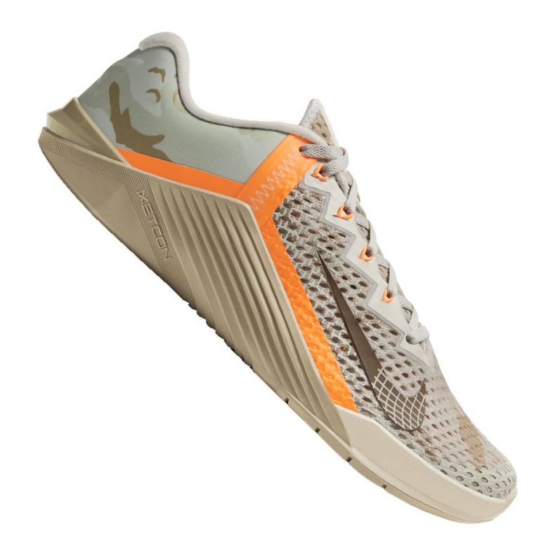 Nike Metcon 6 M CK9388 028 zapatillas de entrenamiento beige naranja