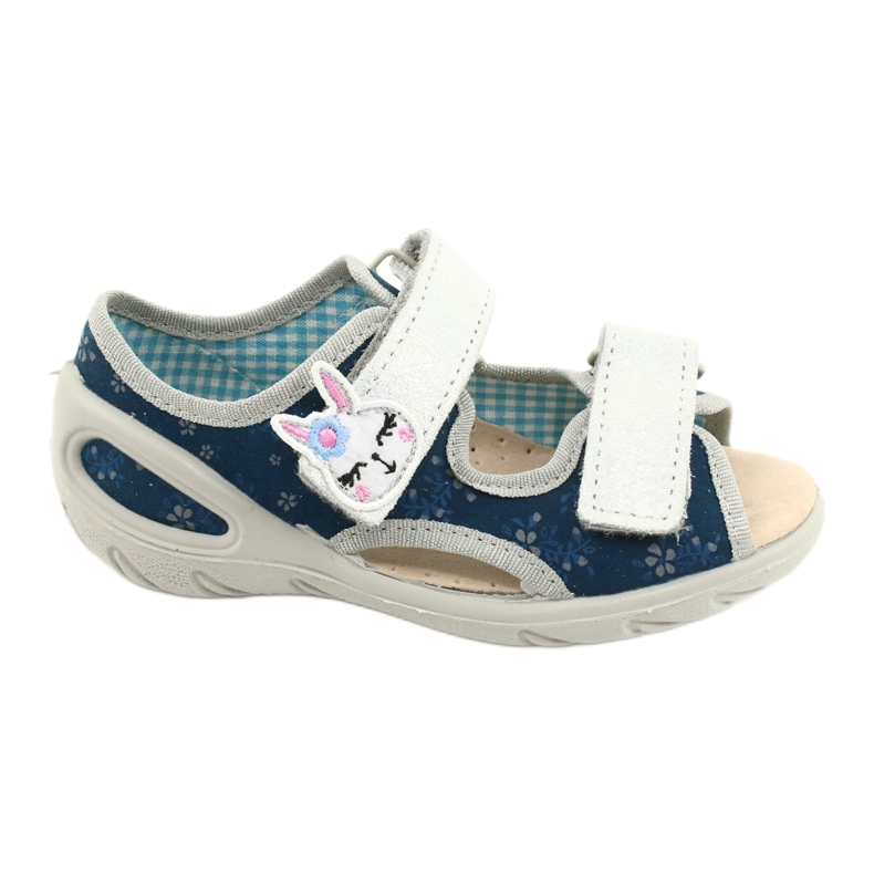 Calzado infantil befado pu 065P154 azul marino plata