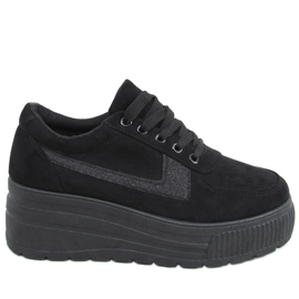 Valens zapatillas cuña negras negro Valens zapatillas cuña negras negro
