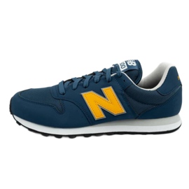 Zapatos New Balance M GM500VC1 azul marino amarillo