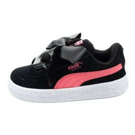Puma Suede Corazón Joya Jr 370570 02 negro
