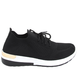 Deportiva calcetín negro Welo